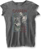 Queen - News Of The World Dames T-shirt - 2XL - Grijs
