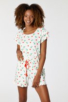 Woody  Meisjes-Dames Pyjama Wit L