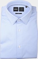 BOSS - Overhemd Blauw - Heren - Maat 43 - Slim-fit