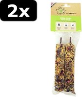 2x NIBBLE STICKS FLOWER PETALS 2ST