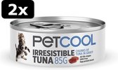 2x PETCOOL CAT TUNA 24X85GR