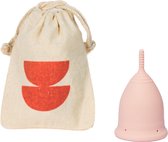 DivineCup S Menstruatiecup - Pretty in Pink - Maat S - Gynaecologen Aanbevolen - Tot 12 Uur Bescherming - Comfortabel - Betrouwbaar