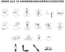 Satisfyer, multifunctionele vibrator, 'Elastic Game', meer dan 16 gebruiksmogelijkheden, waterdicht, oplaadbaar, huidvriendelijke siliconen