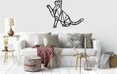 BT Home - Geometrische Wanddecoratie - wandecoratie woonkamer - Kat - 38x50 - Dieren - Hout - Wall Art - Muurdecoratie - Woonkamer Natuurlijk - Wanddecoratie Industrieel - Cadeau I