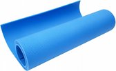 fitnessmat 160 x 50 cm 7 mm blauw