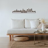 Skyline Den Haag Notenhout 90 Cm Wanddecoratie Voor Aan De Muur Met Tekst City Shapes