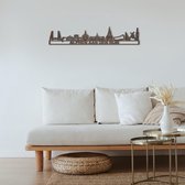 Skyline Alphen Aan Den Rijn Notenhout 90 Cm Wanddecoratie Voor Aan De Muur Met Tekst City Shapes
