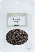 Rucola Kiemzaden 250 g - Biologisch | Rocket Microgreen/Microgroenten zaden | Rucolakers | Eruca sativa | Plastic vrij verpakt