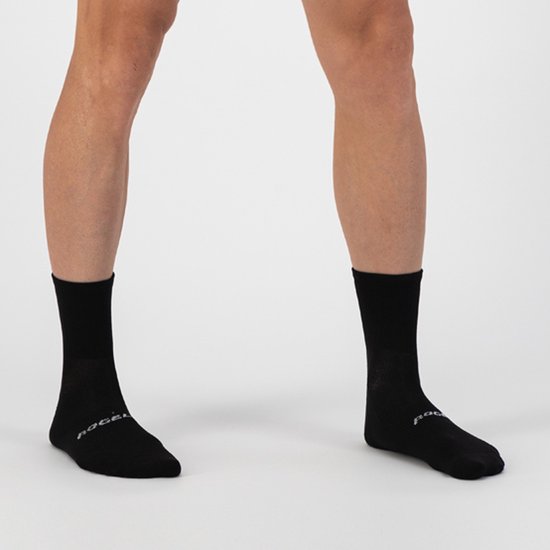 Rogelli Essential 2-pack Fietssokken - Heren - Zwart - Maat 44-47 van Rogelli — afbeelding 5