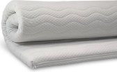 Surmatelas - Top deck - Topper Memory foam 80x200x9 Premium - Amovible et Lavable