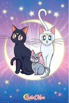 Sailor Moon Cats Luna, Artemis & Diana Poster 61x91.5cm