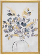 Eazy Living Canvas Poster 50 x 70 cm Bloemen in Vaas