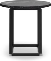 Florence Side Table - black marquina marble