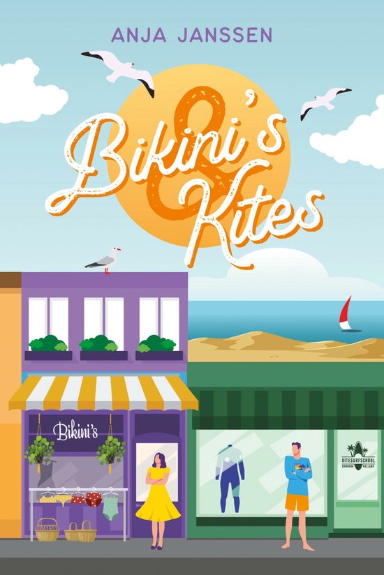 Boek cover Bikinis & kites van Anja Janssen (Onbekend)