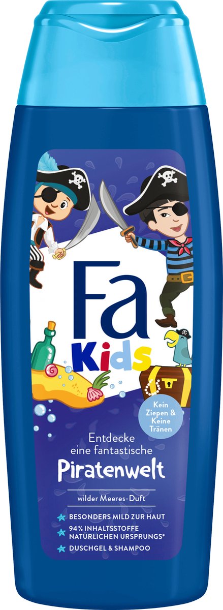Fa Kids Pirate Douchegel Jongen Lichaam & haar Fris 250 ml van Fa — afbeelding 2