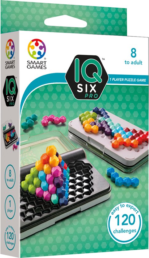 Thumbnail van een extra afbeelding van het spel SmartGames IQ Six Pro