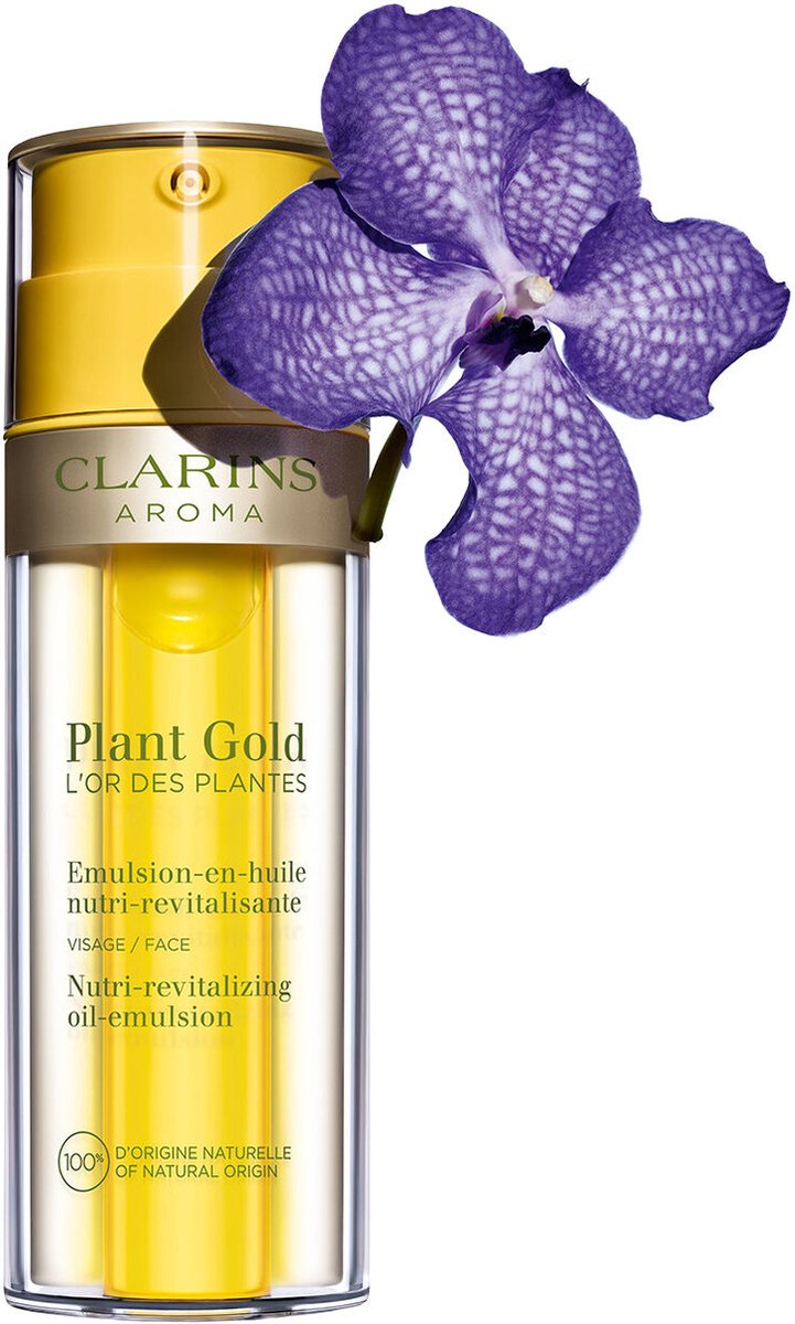 Goedkoopste Clarins Plant Gold L'Or des Plantes Nutri-Revitalizing Oil-Emulsion - 35 ml - gezichtsverzorging