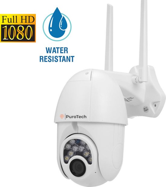 PuroTech Beveiligingscamera - Wifi Smart - Waterdichtheid IP66 - IP Camera  - Draai- en... | bol.com