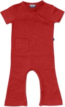 Silky Label jumpsuit hypnotizing red - korte mouw - maat 86/92 - rood