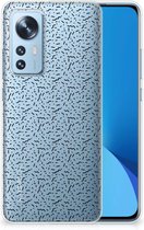 TPU Silicone Hoesje Xiaomi 12 | 12X Telefoonhoesje Stripes Dots
