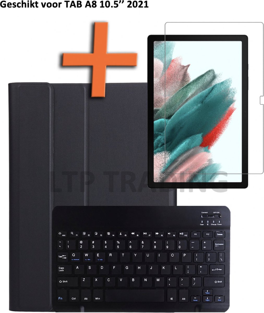 Samsung Galaxy Tab A8 10.5 (2021) Keyboard Case Toetsenbord hoes