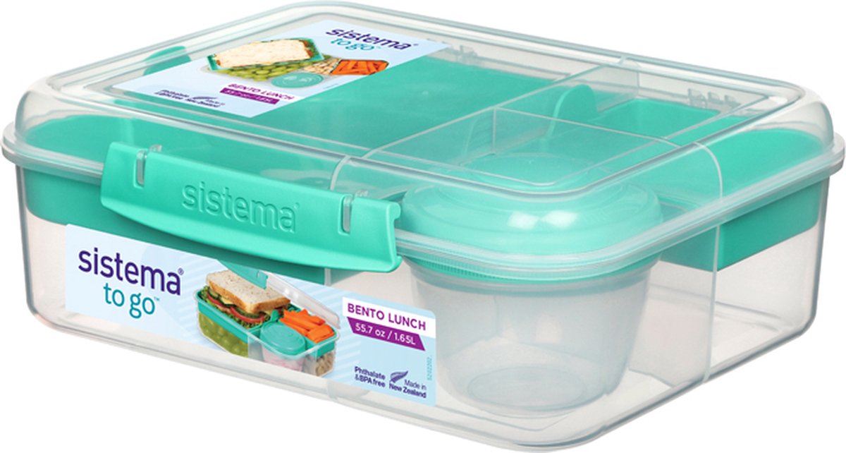 Sistema To Go - Bento Lunchbox - 1,65L - Minty Teal