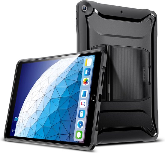 Apple iPad Air 10.5 hoes - Heavy-Duty Shock-Absorbent Protective Tough  Armor Bumper... | bol.com
