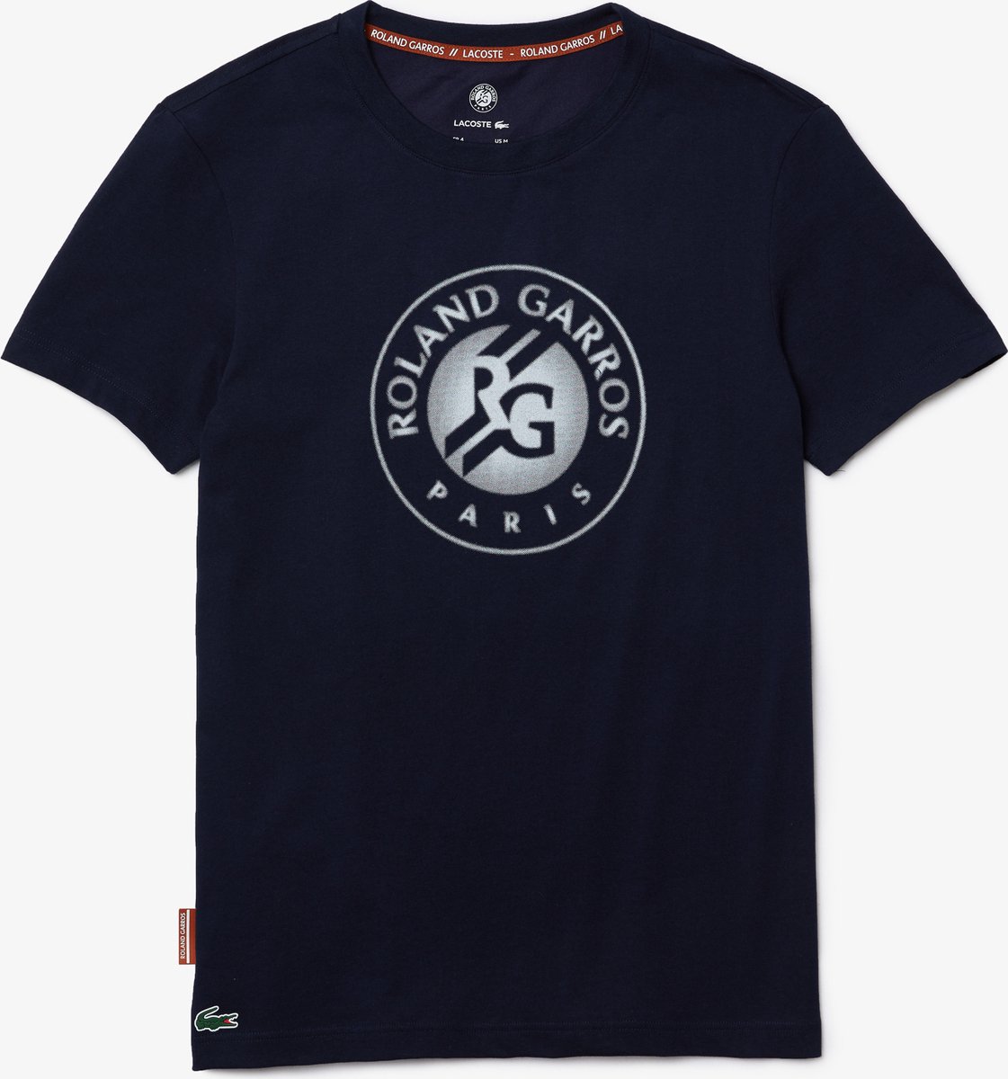 Lacoste Sport T-shirt Roland Garros Blauw