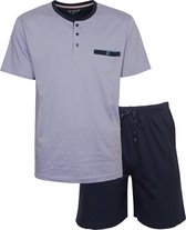 Paul Hopkins Heren Shortama Licht Blauw PHSAH1101B - Maten: 3XL
