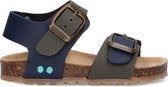 Bunnies JR Bonny Beach Jongens Sandalen - Groen/Blauw - Imitatieleer - Gesp