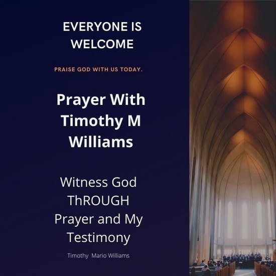 Prayer With Timothy M Williams - cover