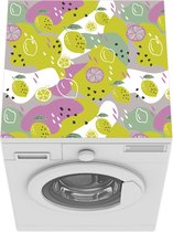 Wasmachine beschermer - Wasmachine mat - Zomer - Citroenen - Vlekken - 60x60 cm - Droger beschermer