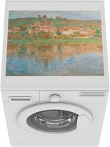 Wasmachine beschermer mat - Vétheuil - Schilderij van Claude Monet - Breedte 55 cm x hoogte 45 cm