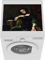 Wasmachine beschermer mat - Madame Auguste Cuoq - Gustave Courbet - Breedte 55 cm x hoogte 45 cm