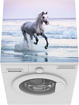 Wasmachine beschermer mat - Paarden - Lucht - Zee - Breedte 60 cm x hoogte 60 cm