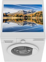 Wasmachine beschermer mat - Alpen - Bergen - Bos - Breedte 55 cm x hoogte 45 cm
