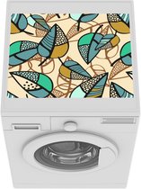 Wasmachine beschermer mat - Bladeren- Bohemian - Natuur - Patronen - Breedte 55 cm x hoogte 45 cm