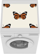 Wasmachine beschermer mat - Vlinder - Insecten - Patronen - Breedte 55 cm x hoogte 45 cm