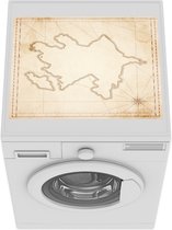 Wasmachine beschermer mat - een antieke kaart van Azerbeidzjan - Breedte 55 cm x hoogte 45 cm