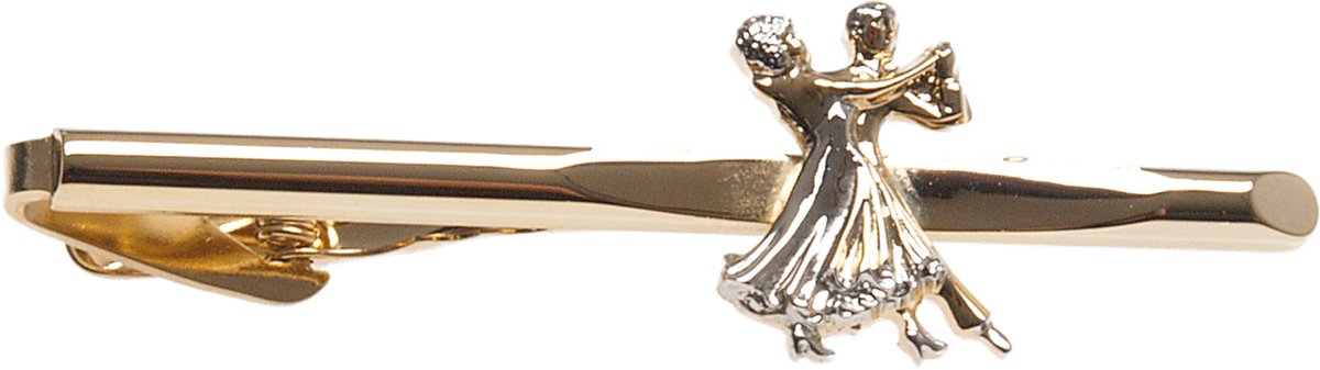 Dasspeld Goud - Luxe Stropdas Clip - Dans Koppel - Cadeau Mannen Origineel - Diamant HW07977