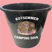 Kotsemmer Camping Diva. Huishoudemmer-camping-vakantie-feestje-verjaardag