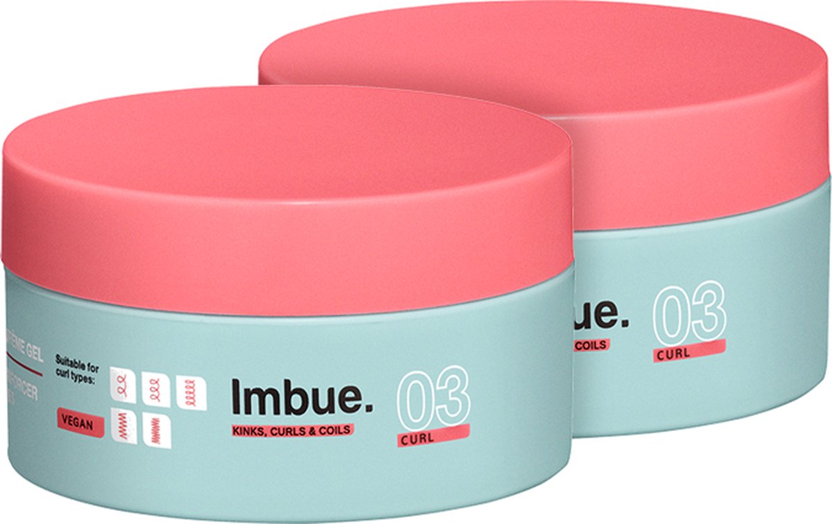 IMBUE. - Curl Empowering Crème Gel - Voordeelverpakking - 2 x 200 ml