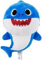 Baby Shark pluche knuffel blauw karakter daddy 20 cm - Kinder speelgoed dieren