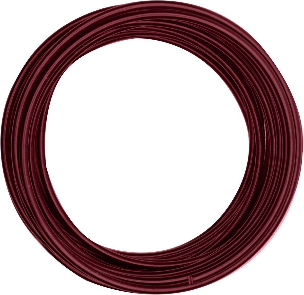 Vaessen Creative Aluminium Draad - 4mm - 10m - Donkerrood