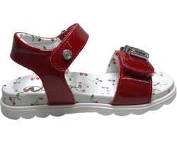 Naturino velcro's bling bling LOVE lederen sandalen Ausonia lak rood  - mt 24