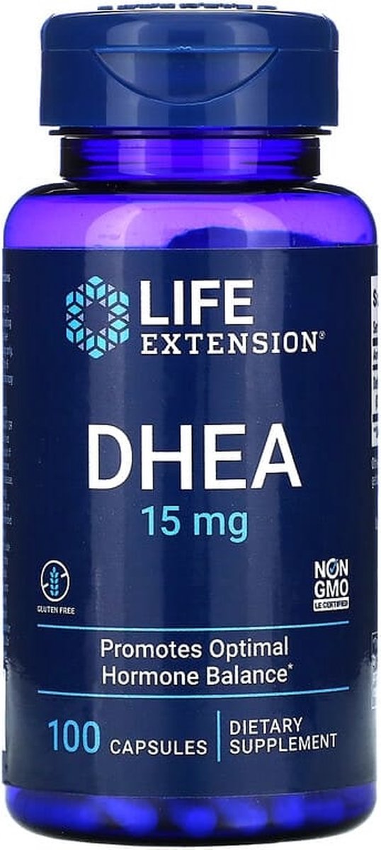 DHEA 15 mg (100 Capsules) - Life Extension