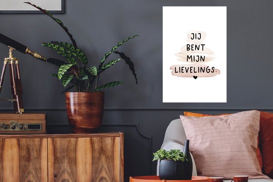 Stickers muraux - Citations - Dictons - Tu es mon préféré - Amour - 40x60 cm - Feuille adhésive