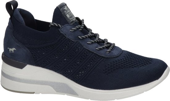 Mustang dames sneaker - Blauw - Maat 38 | bol.com