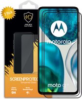 2-Pack Motorola Moto G52 Screenprotectors - MobyDefend Screensaver Met Zwarte Randen - Gehard Glas - Glasplaatjes Geschikt Voor Motorola Moto G52
