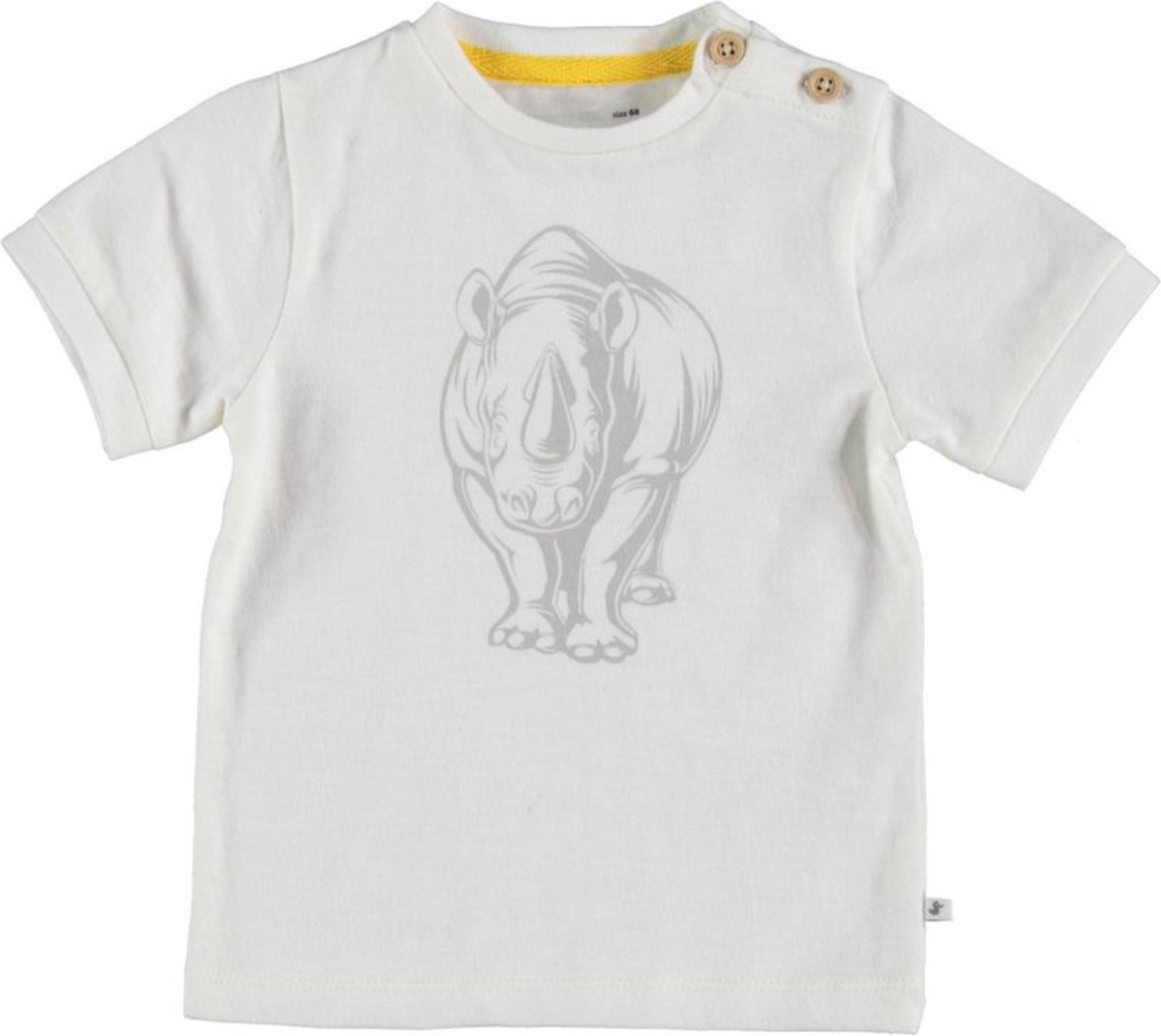 Ducky Beau-Baby Boys Shortsleeve-Cloud dancer-Off white